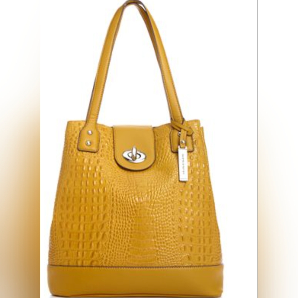 Franco Sarto %100 Leather Purse Gold